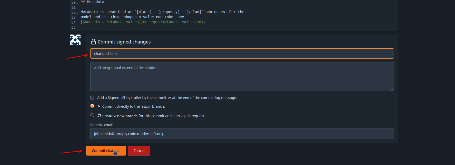commit